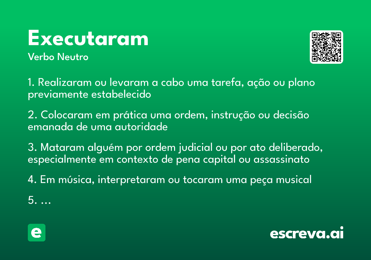 executaram