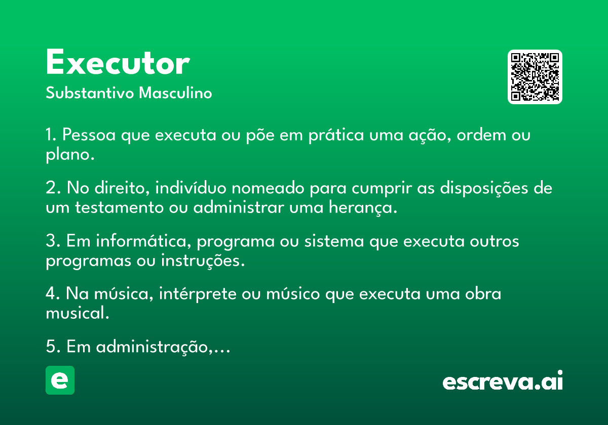 executor