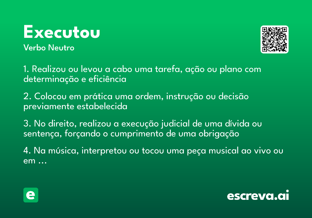 executou