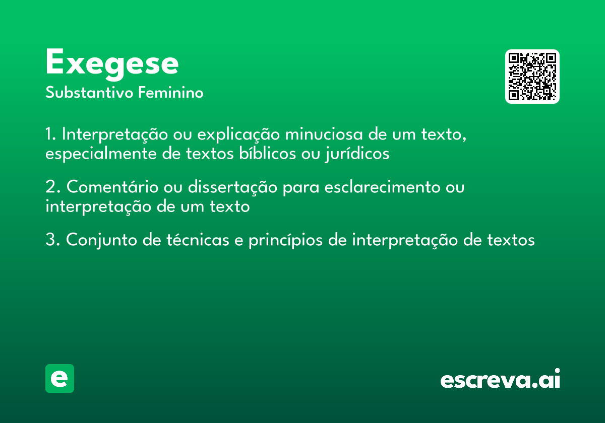 exegese
