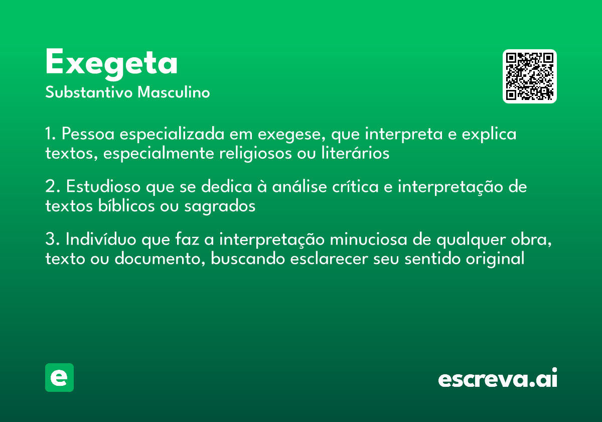 exegeta