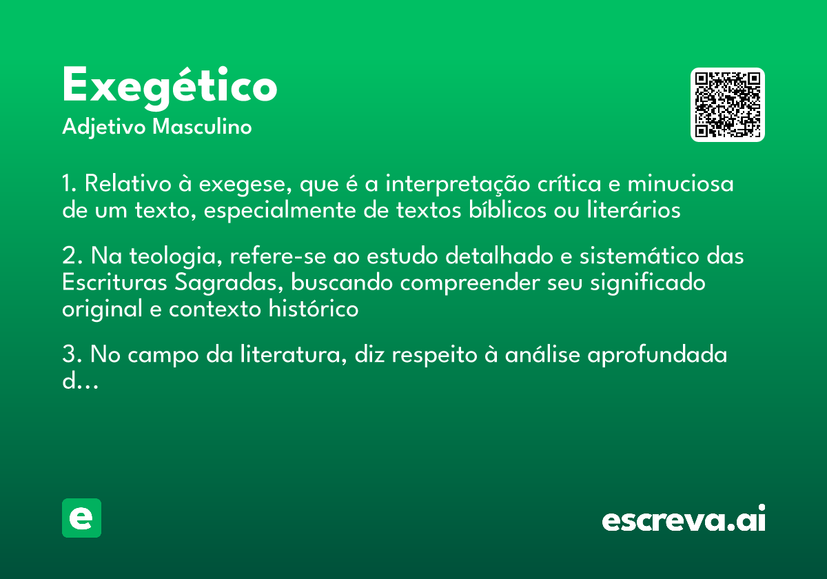 exegético
