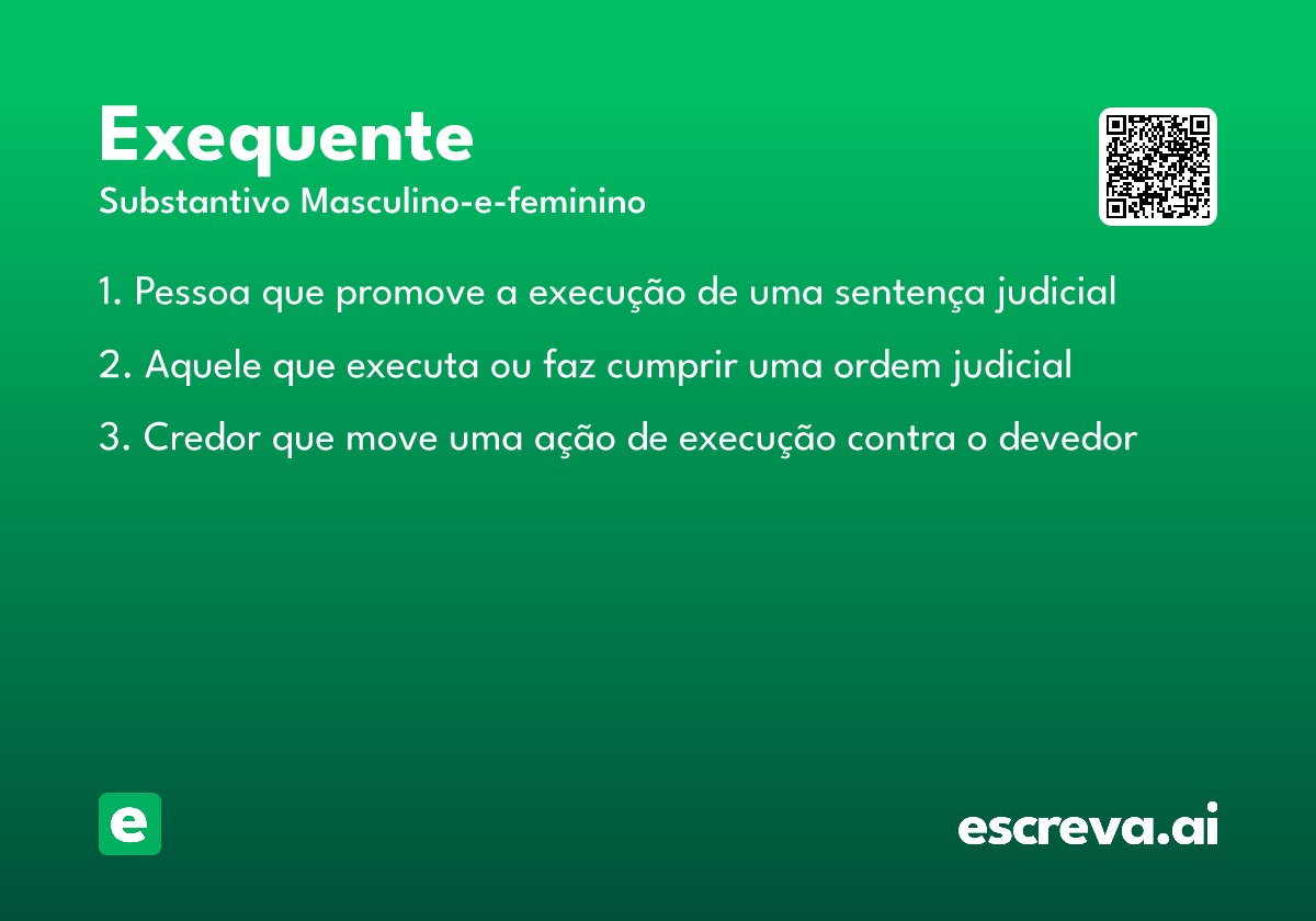 exequente