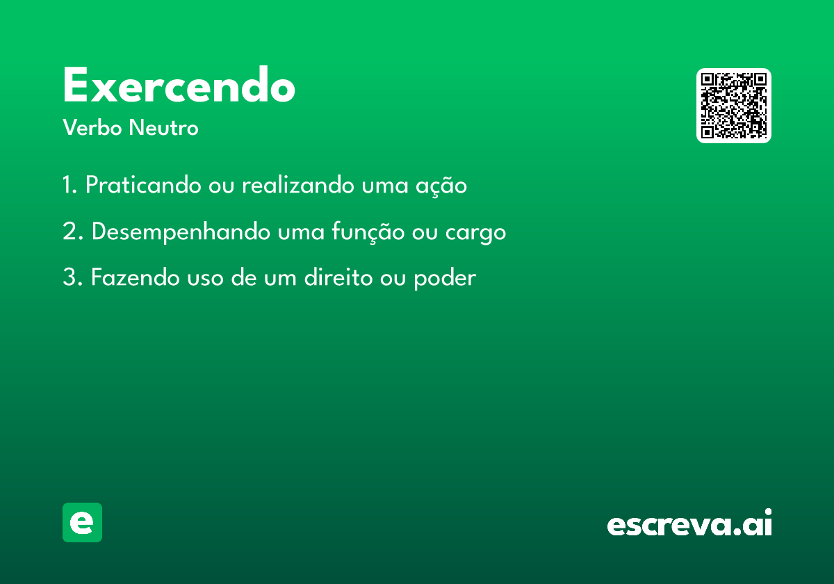 exercendo