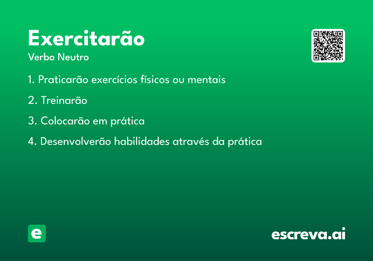 exercitarão