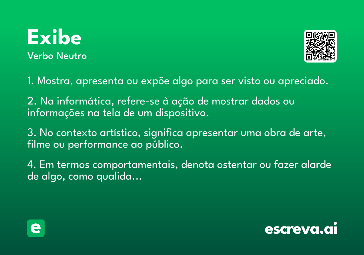 exibe