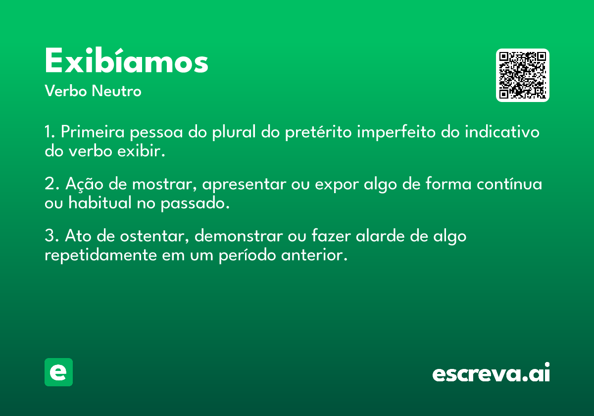 exibíamos