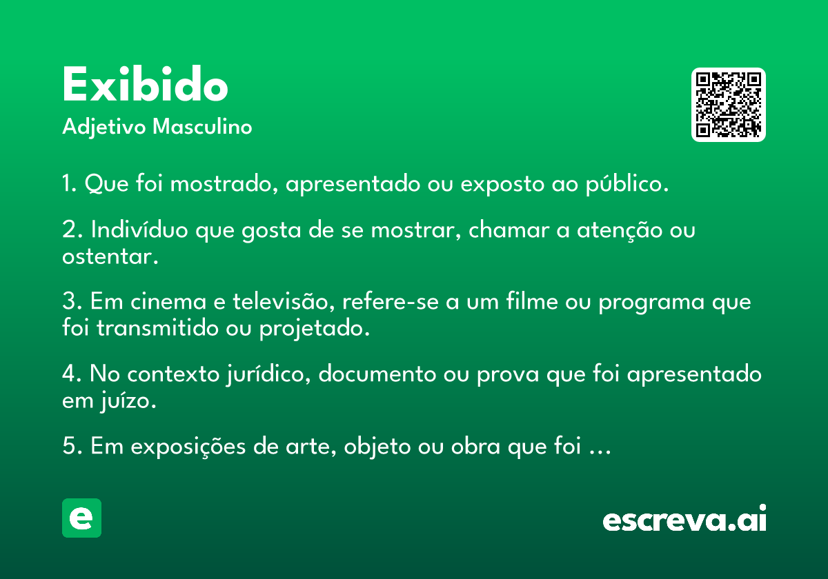 exibido