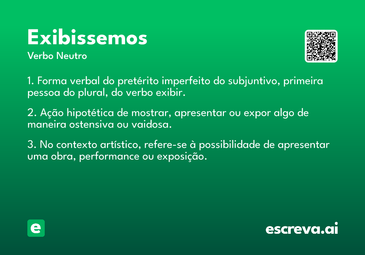exibissemos