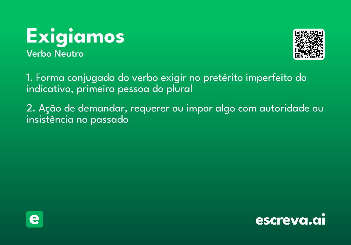 exigiamos