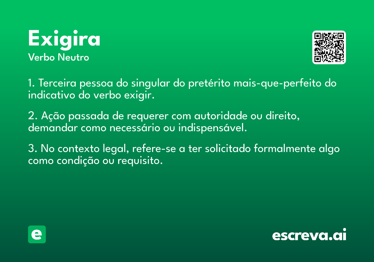 exigira