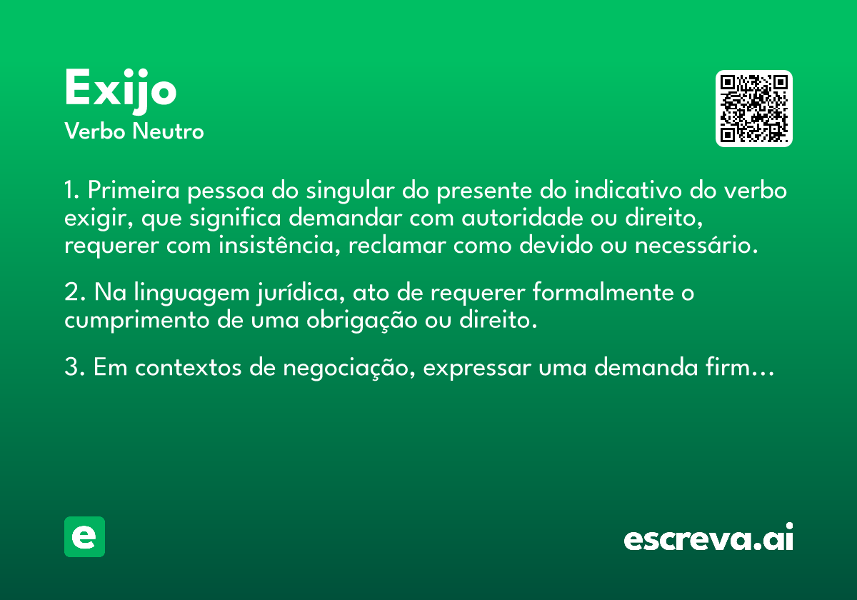 exijo