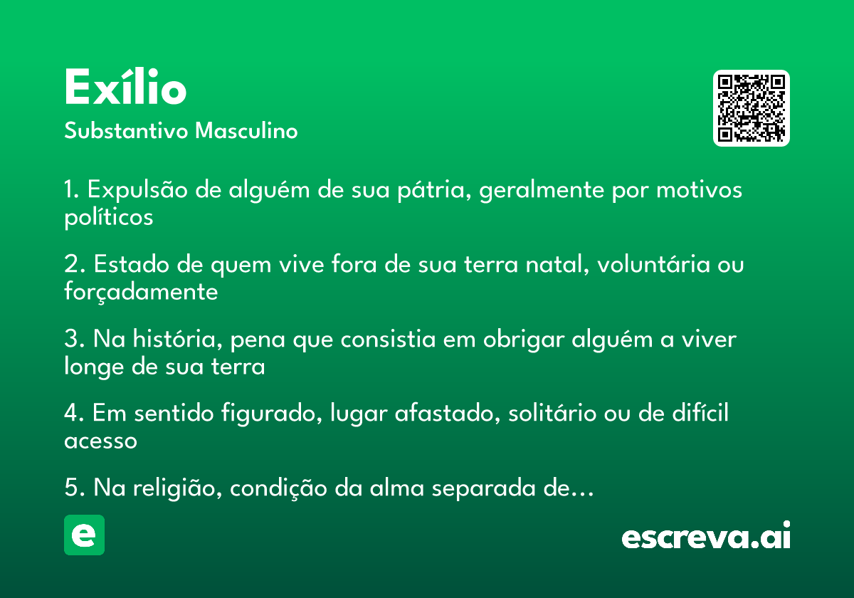 exílio