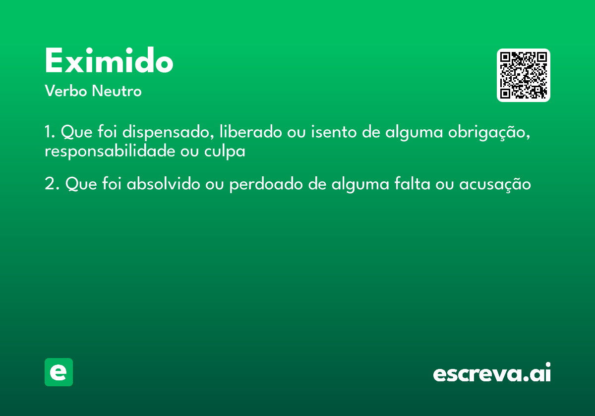 eximido
