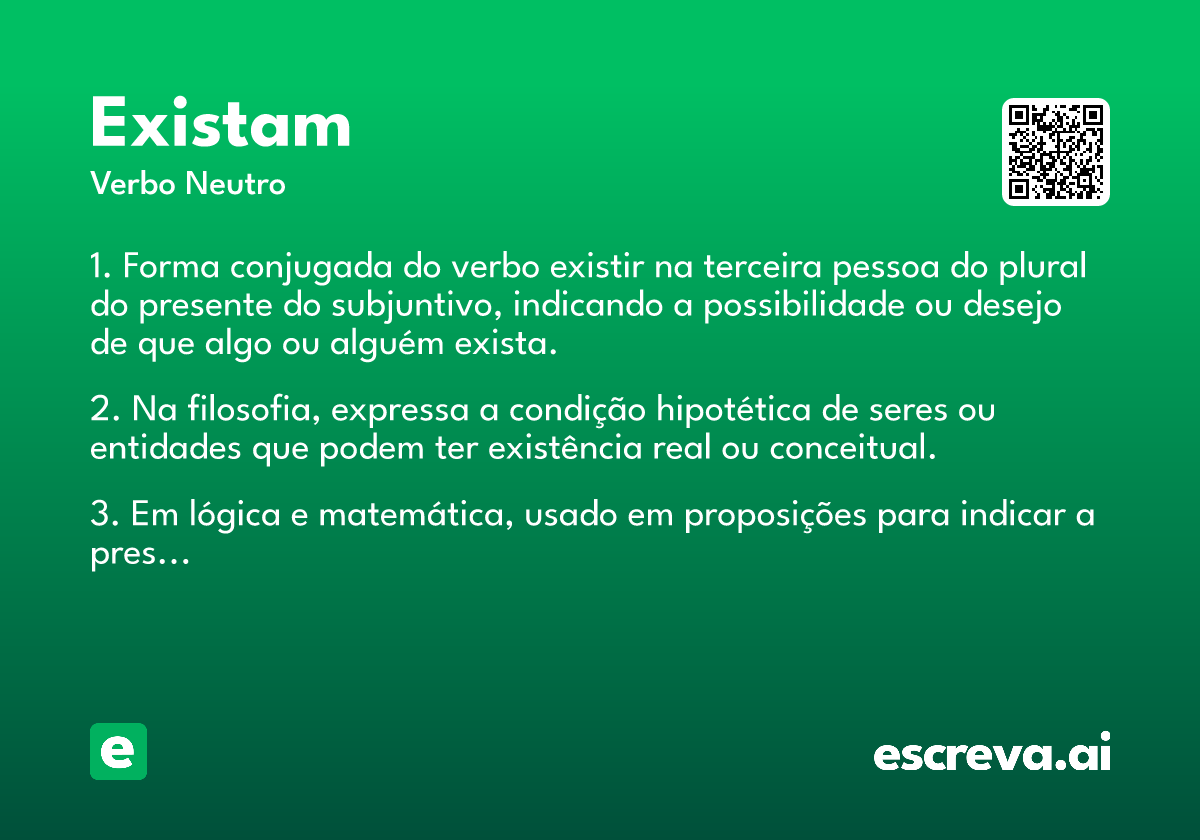 existam