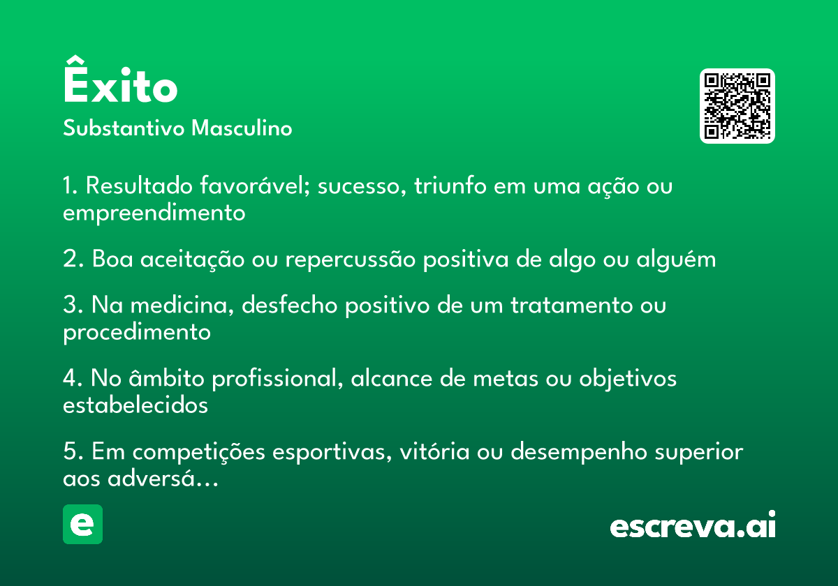 êxito
