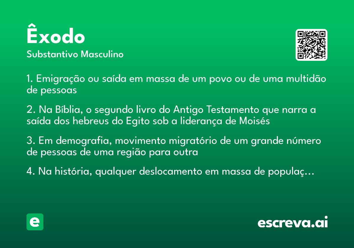 êxodo