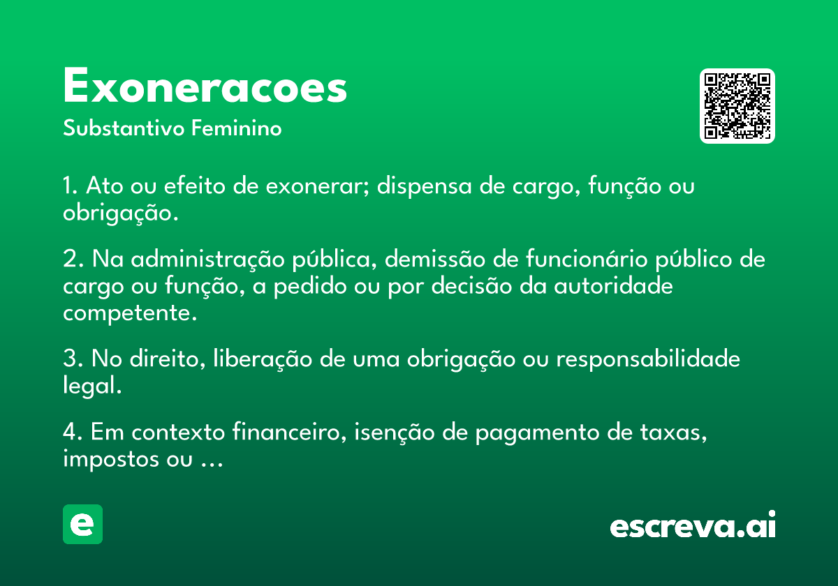 exoneracoes
