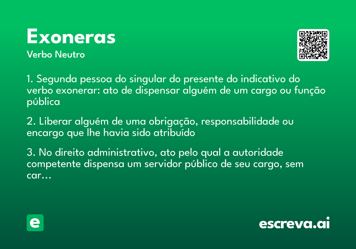 exoneras