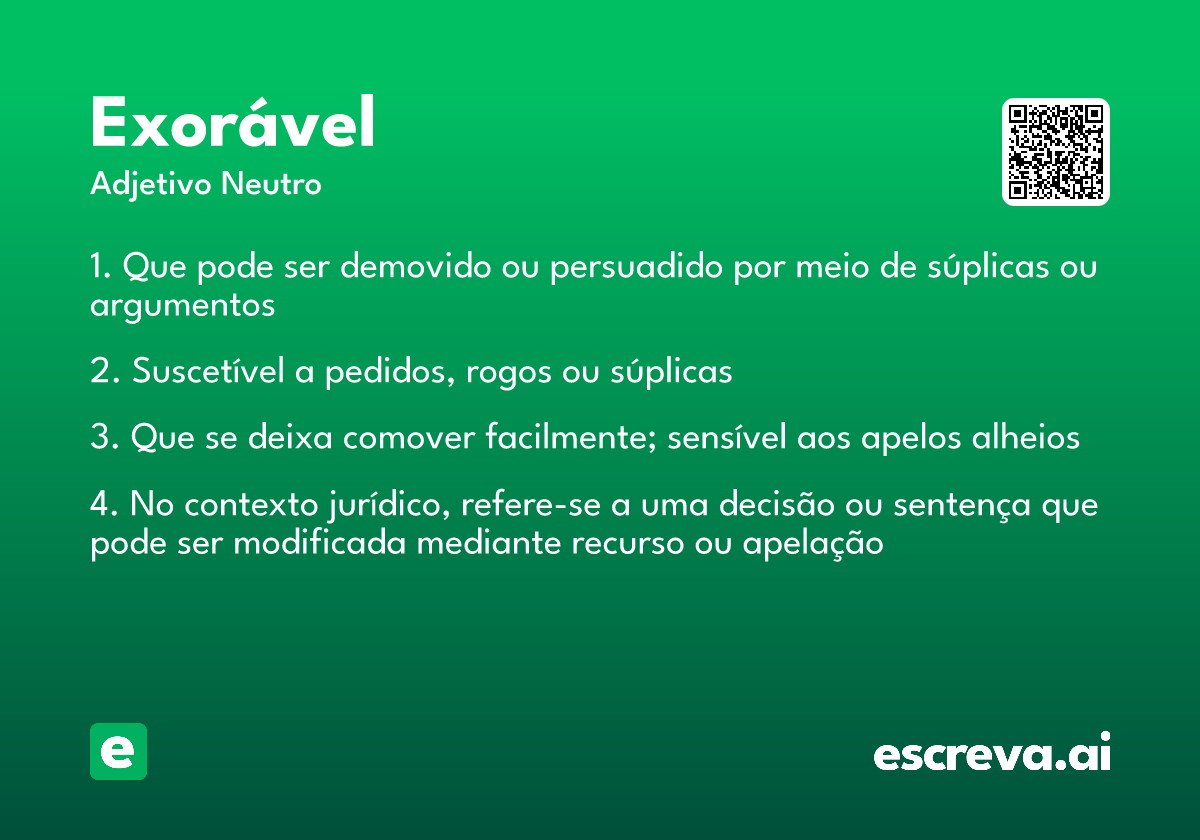 exorável
