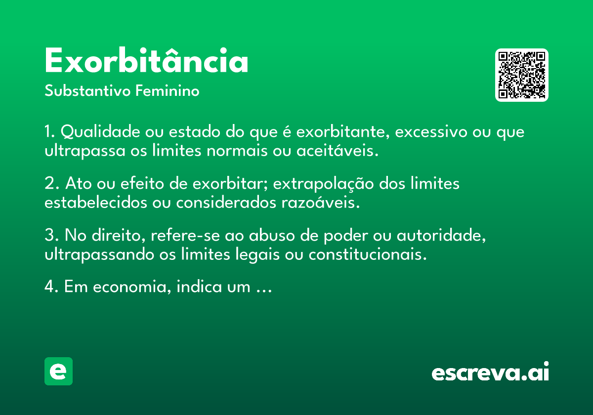 exorbitância