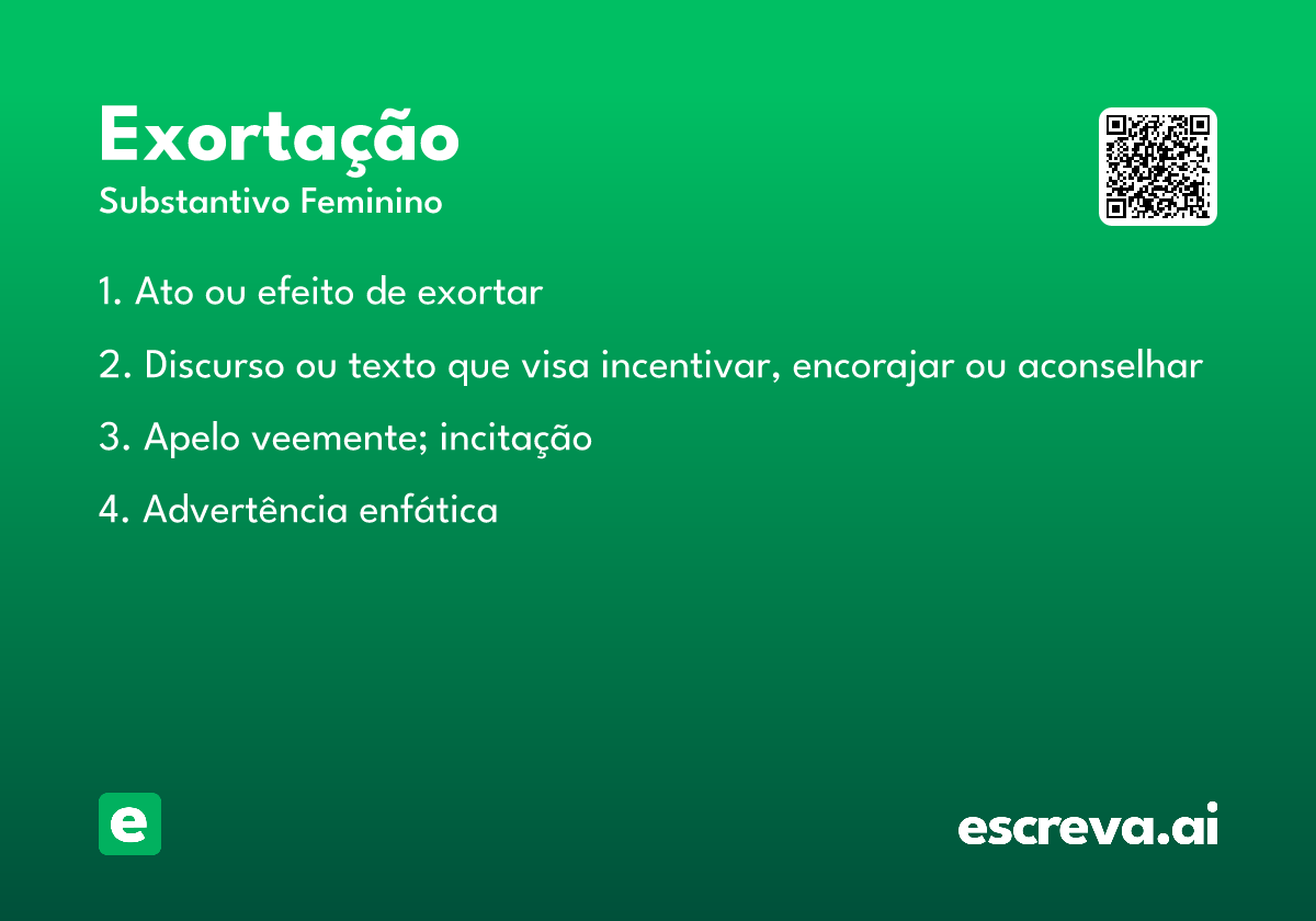 exortação