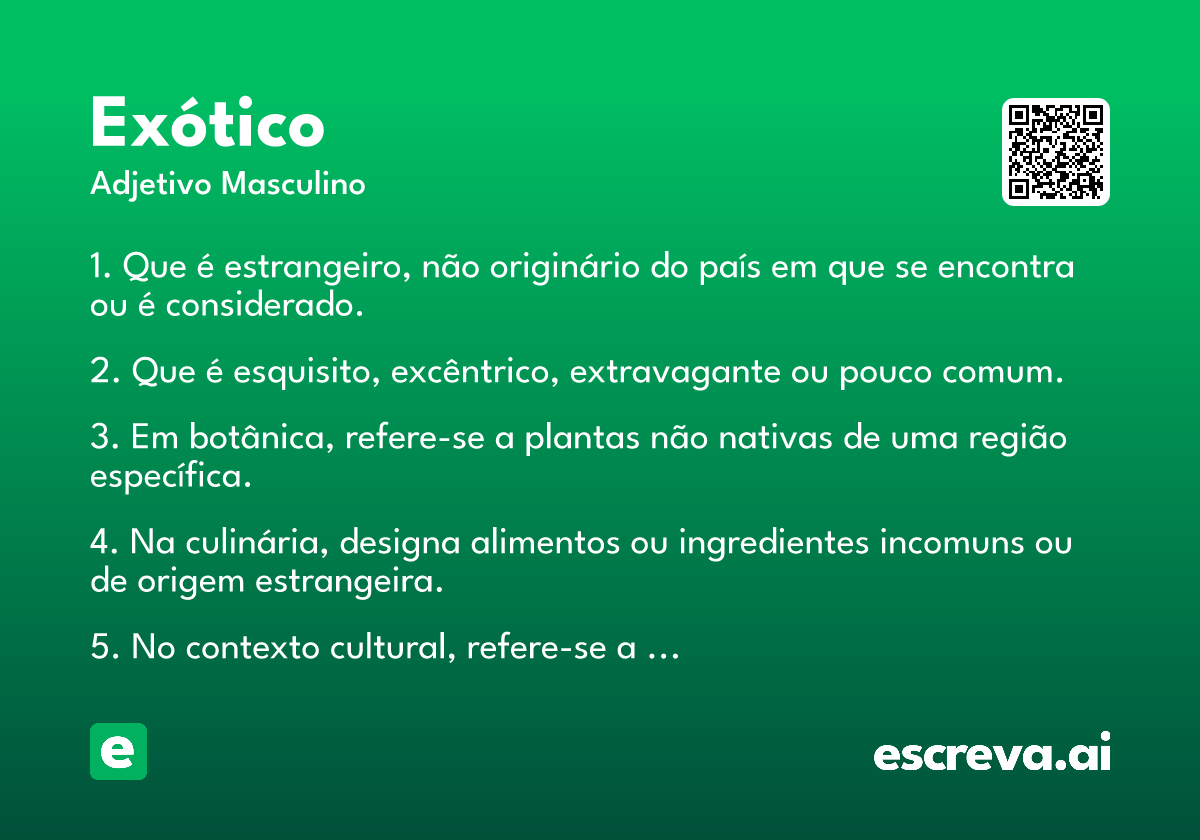 exótico