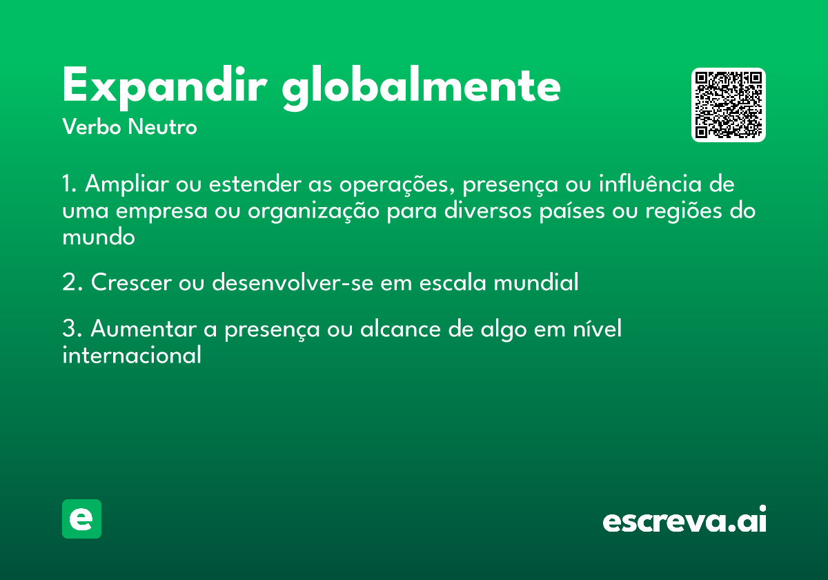 expandir globalmente