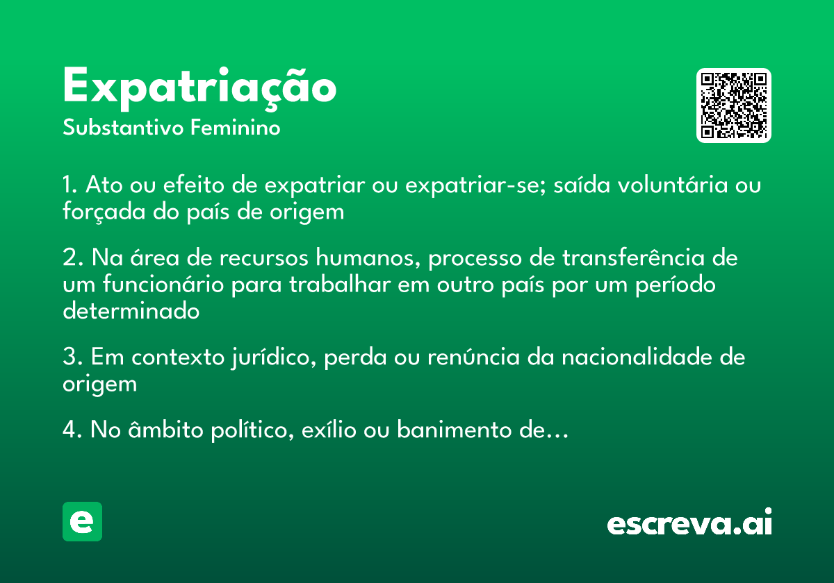 expatriação