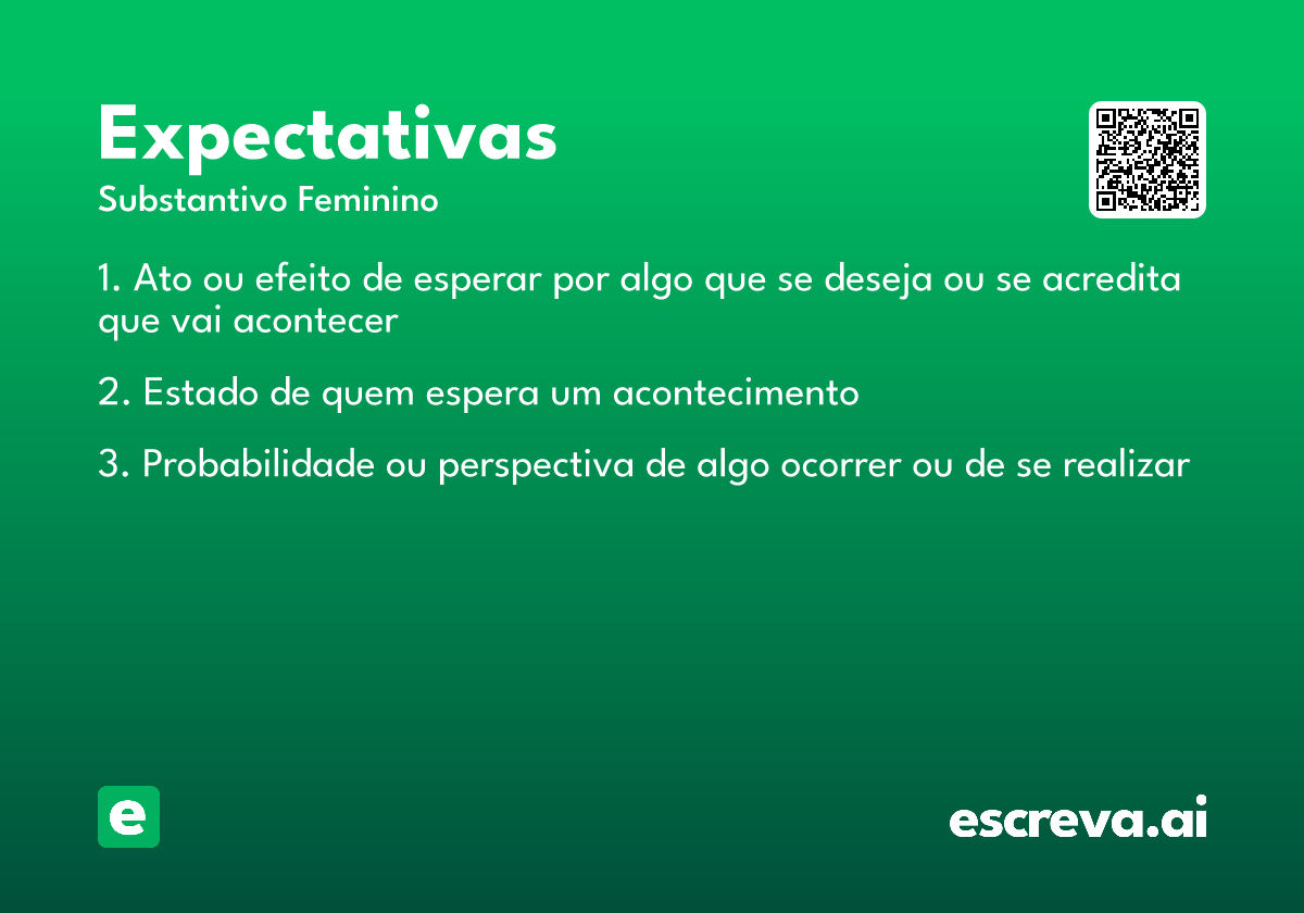expectativas
