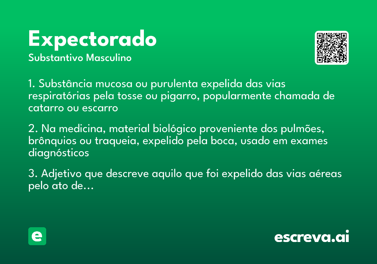 expectorado
