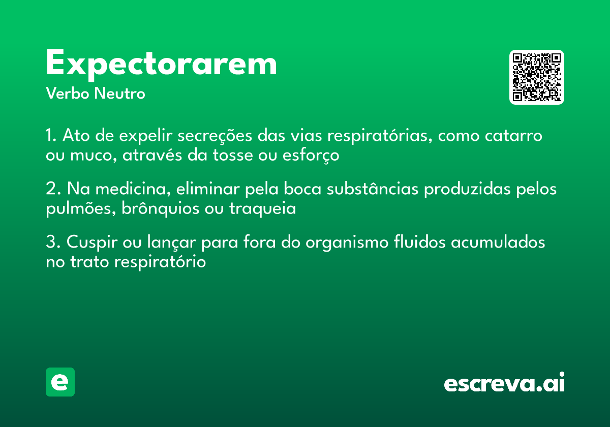 expectorarem