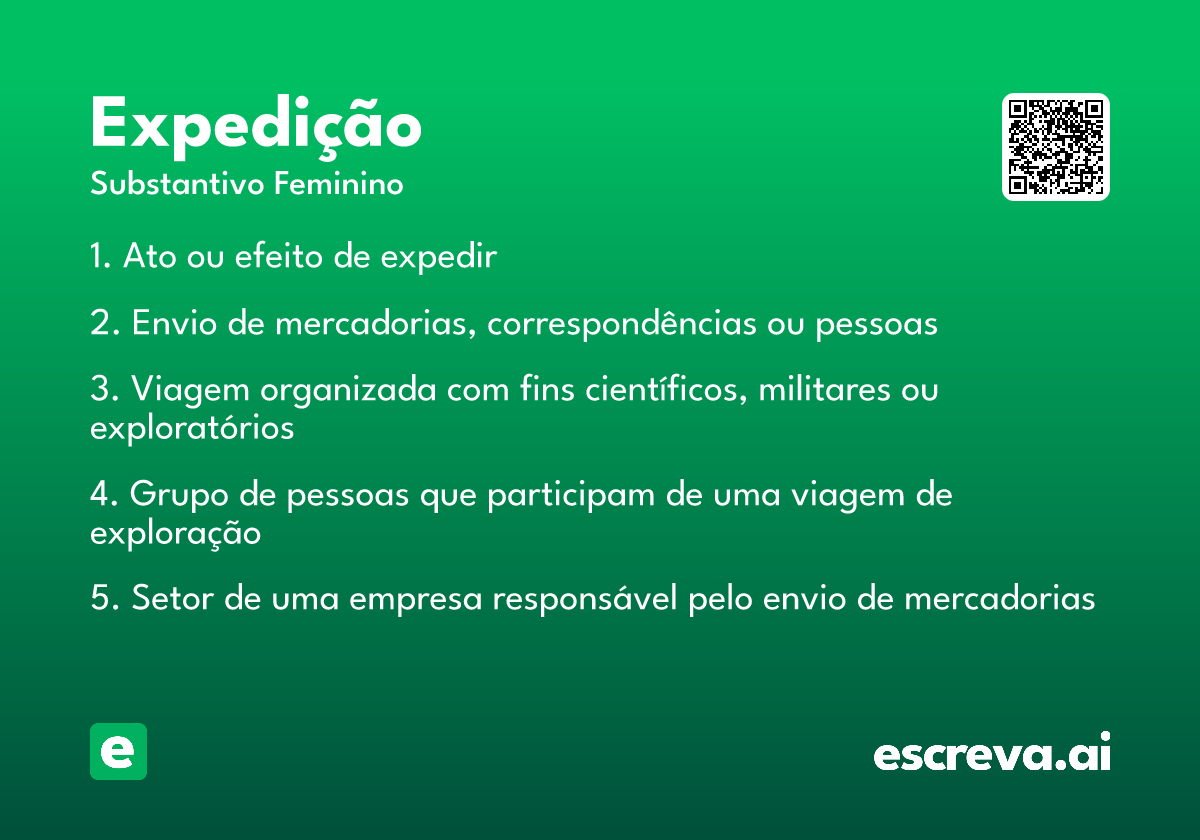 expedição