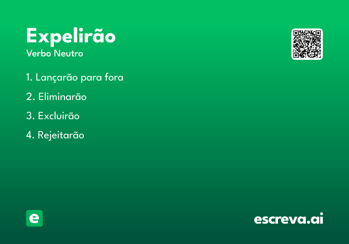 expelirão