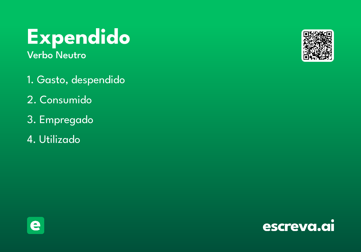 expendido
