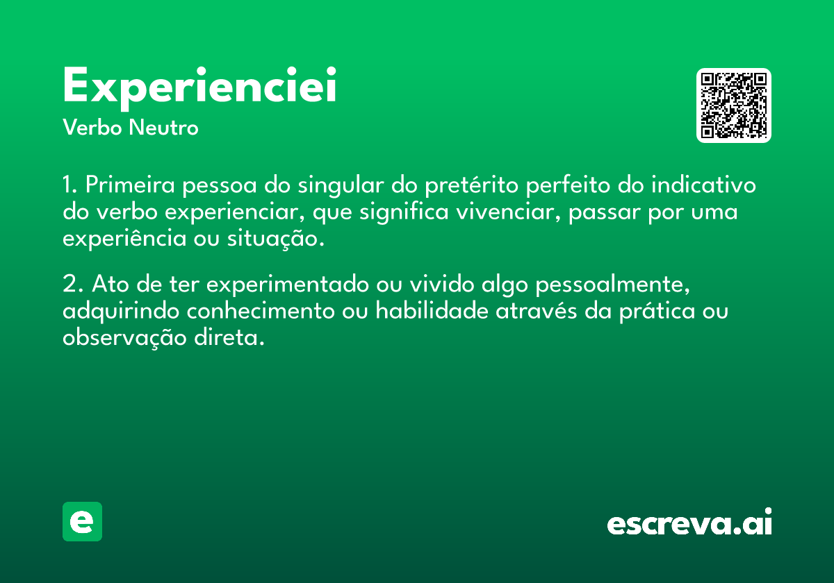 experienciei