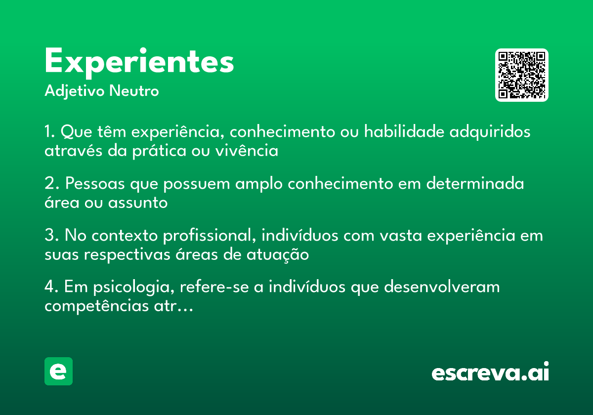 experientes