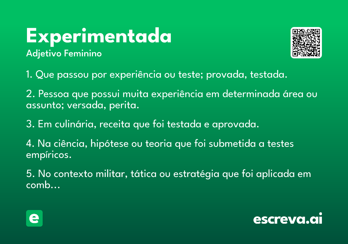 experimentada