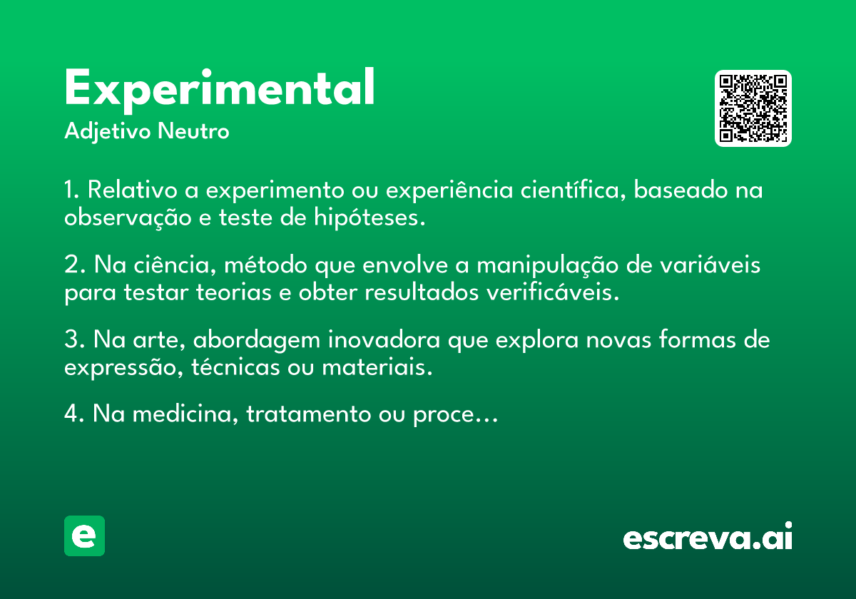 experimental