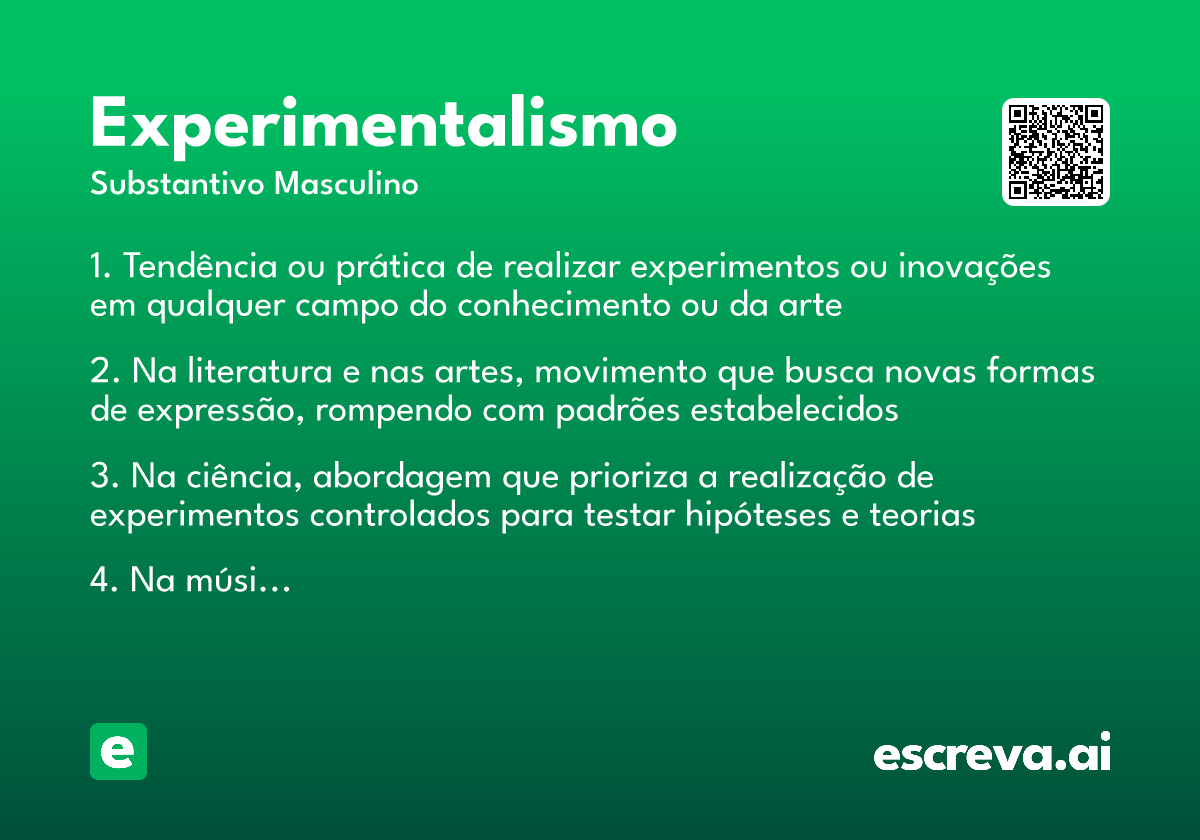 experimentalismo