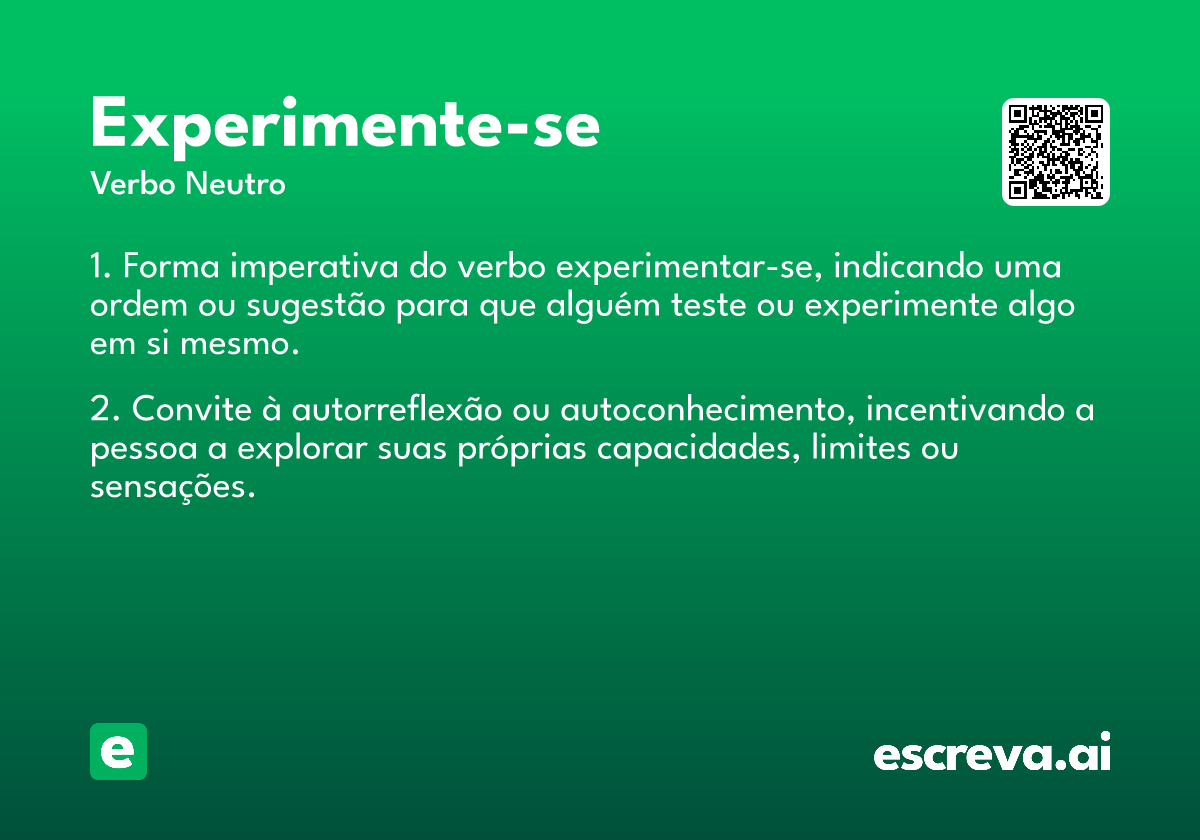 experimente-se