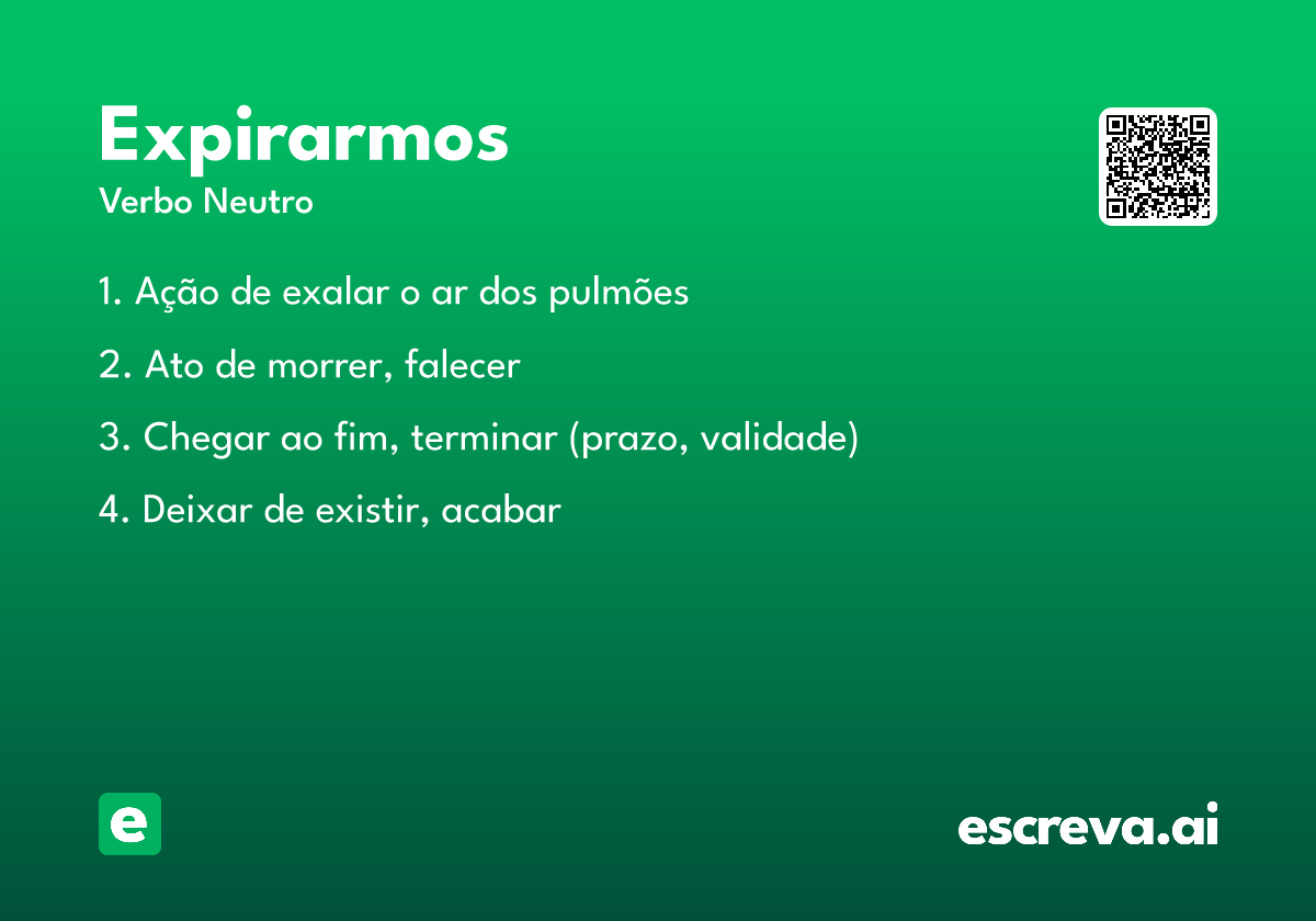 expirarmos