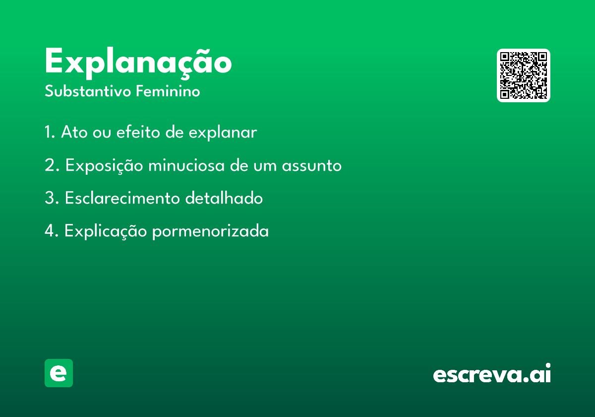 explanação
