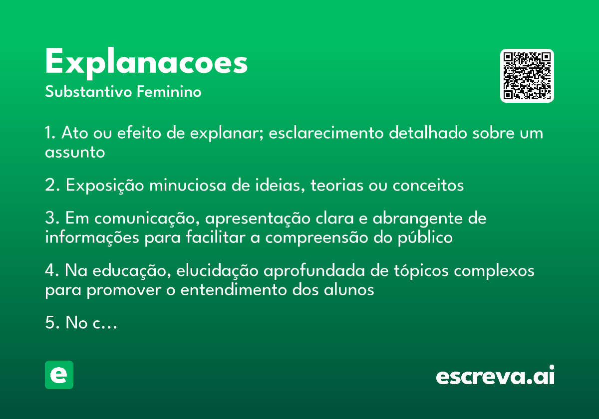 explanacoes