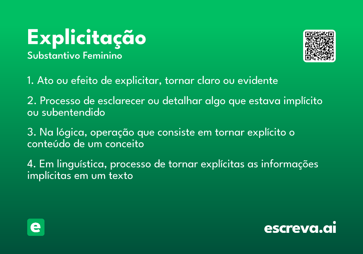 explicitação