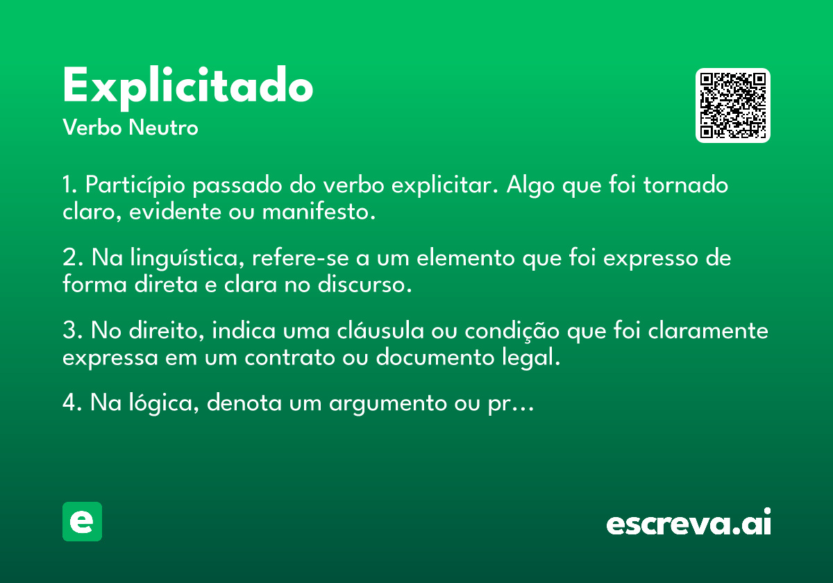 explicitado