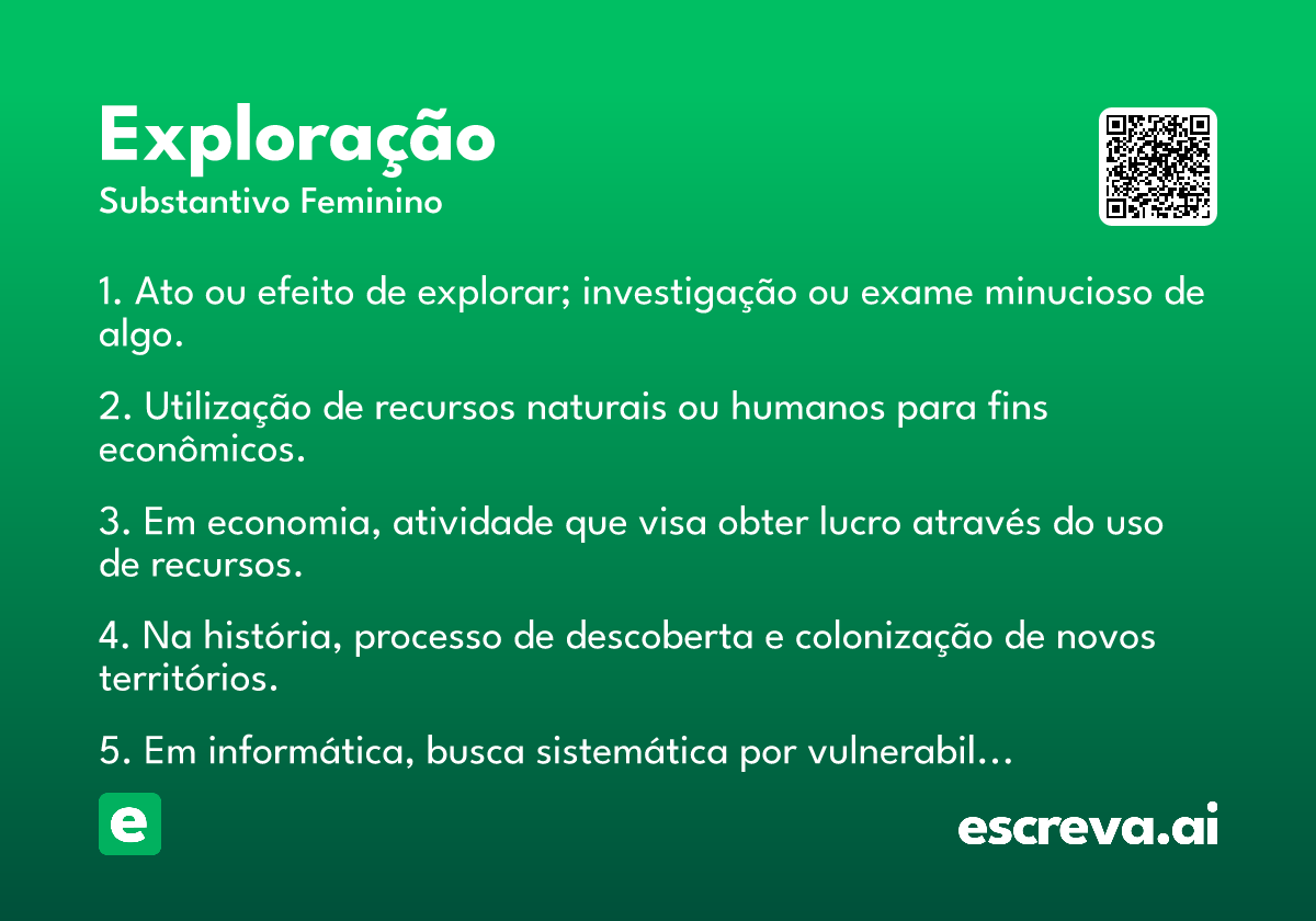 exploração