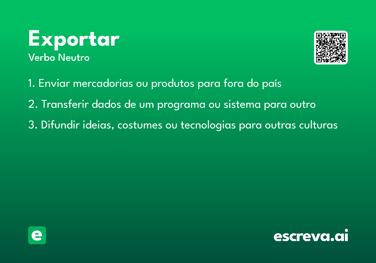 exportar