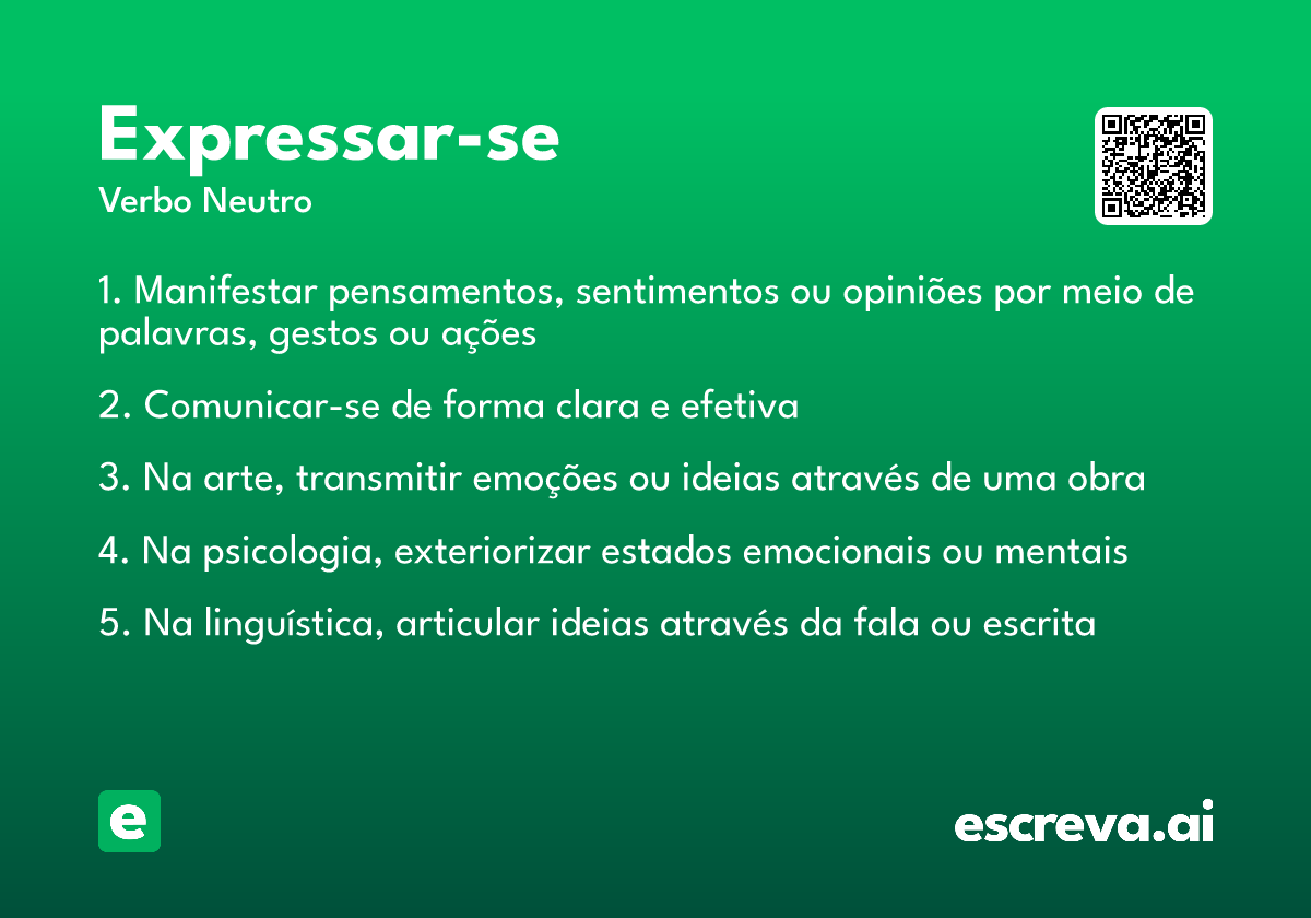 expressar-se