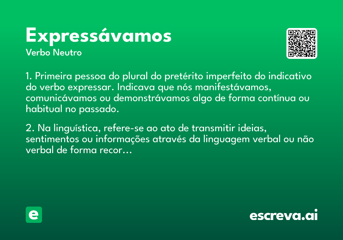 expressávamos